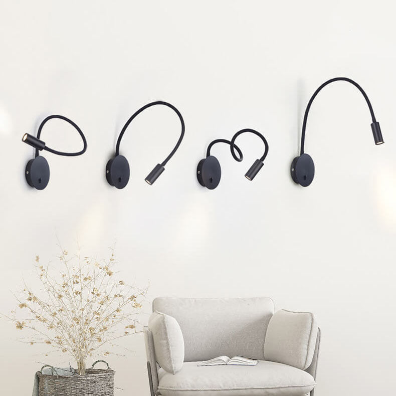 FlexiGlow - Modern LED Wall Lamp with 360-Degree Adjustable Light