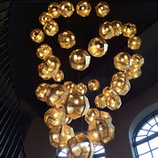 LightDesign - Geometric Round Pendant Lamp in Electrolytic Metal