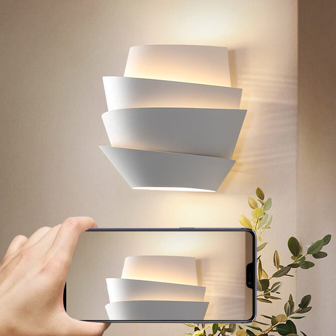 Luminique - Scandinavian Wall Lamp with Double Light Points in Iron