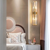 Luxury Crystal Wall Lamp with 2 Light Elements