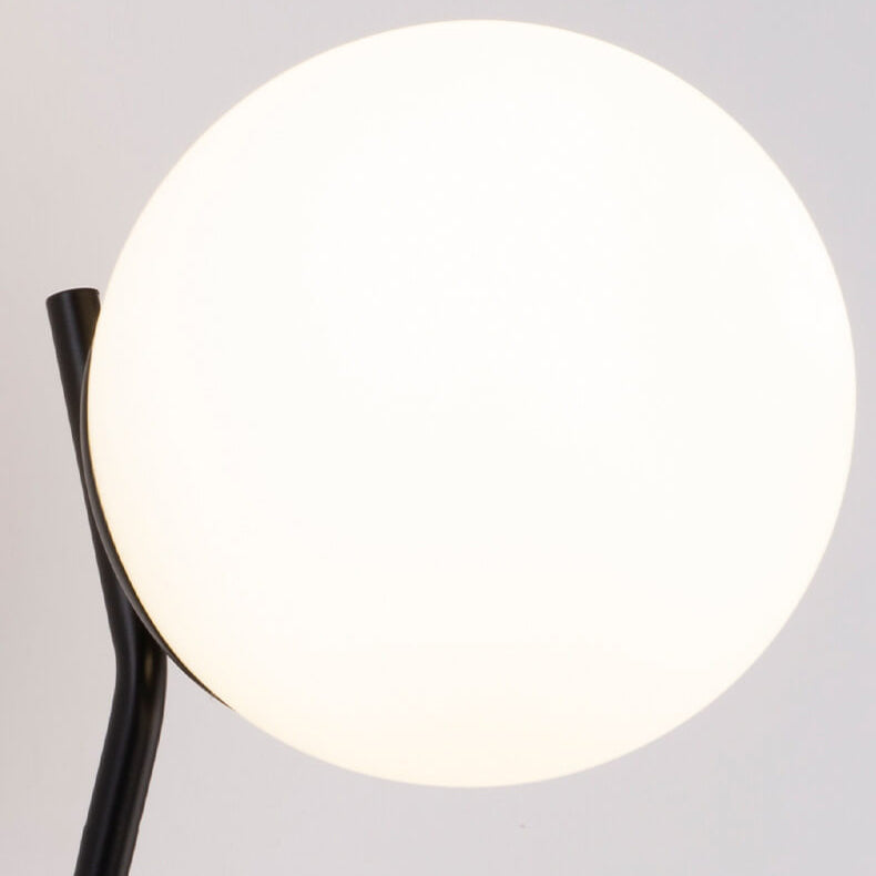 LumiArt - Modern wall lamp with glass spherical lampshade