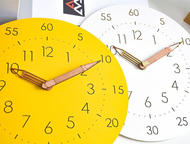 Children's Wall Decor Clock - Silent and Colourful