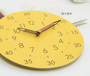 Children's Wall Decor Clock - Silent and Colourful