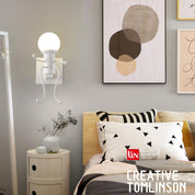 ArtiVillain - Forge Iron Wall Lamp with 1 Light