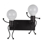 MetalMaster - Robot Wall Lamp Made of Wrought Iron