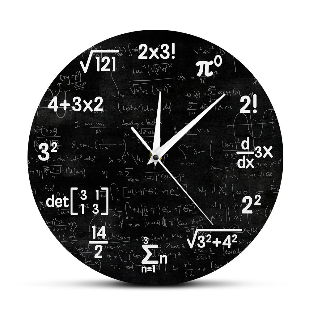 LuminaMath - Mathematical Wall Decoration Clock