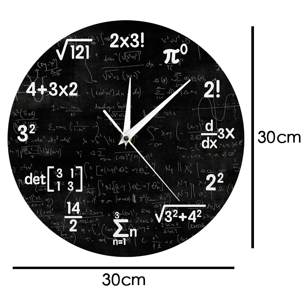 LuminaMath - Mathematical Wall Decoration Clock