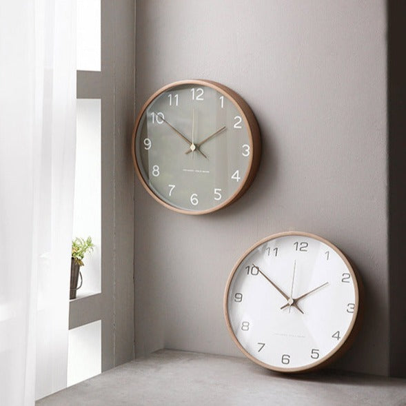 Analogue Wall Decoration Wooden Clock for Home