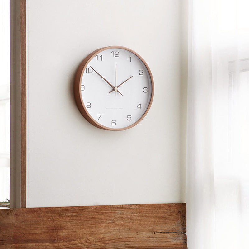 Analogue Wall Decoration Wooden Clock for Home