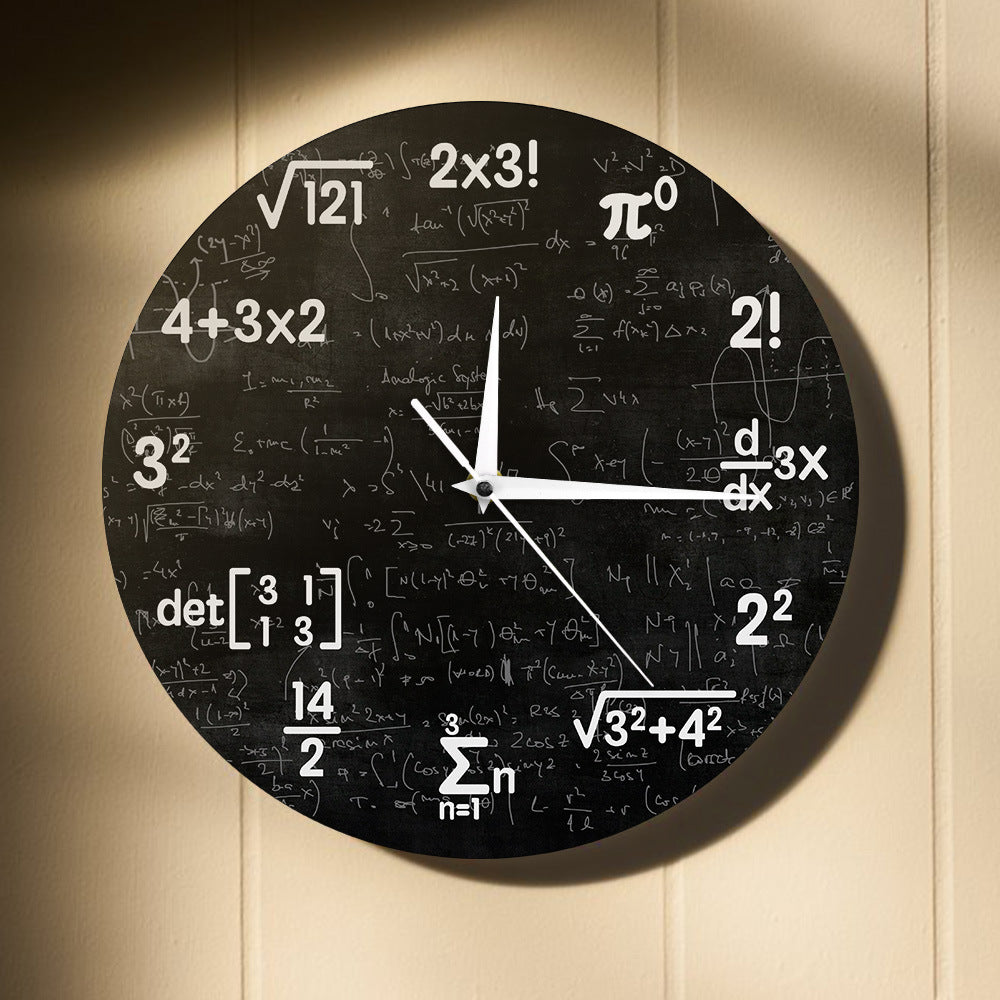 LuminaMath - Mathematical Wall Decoration Clock