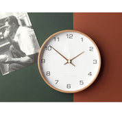 Analogue Wall Decoration Wooden Clock for Home
