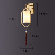 LightAtmosphere - Modern 1-light fabric wall lamp in Chinese style