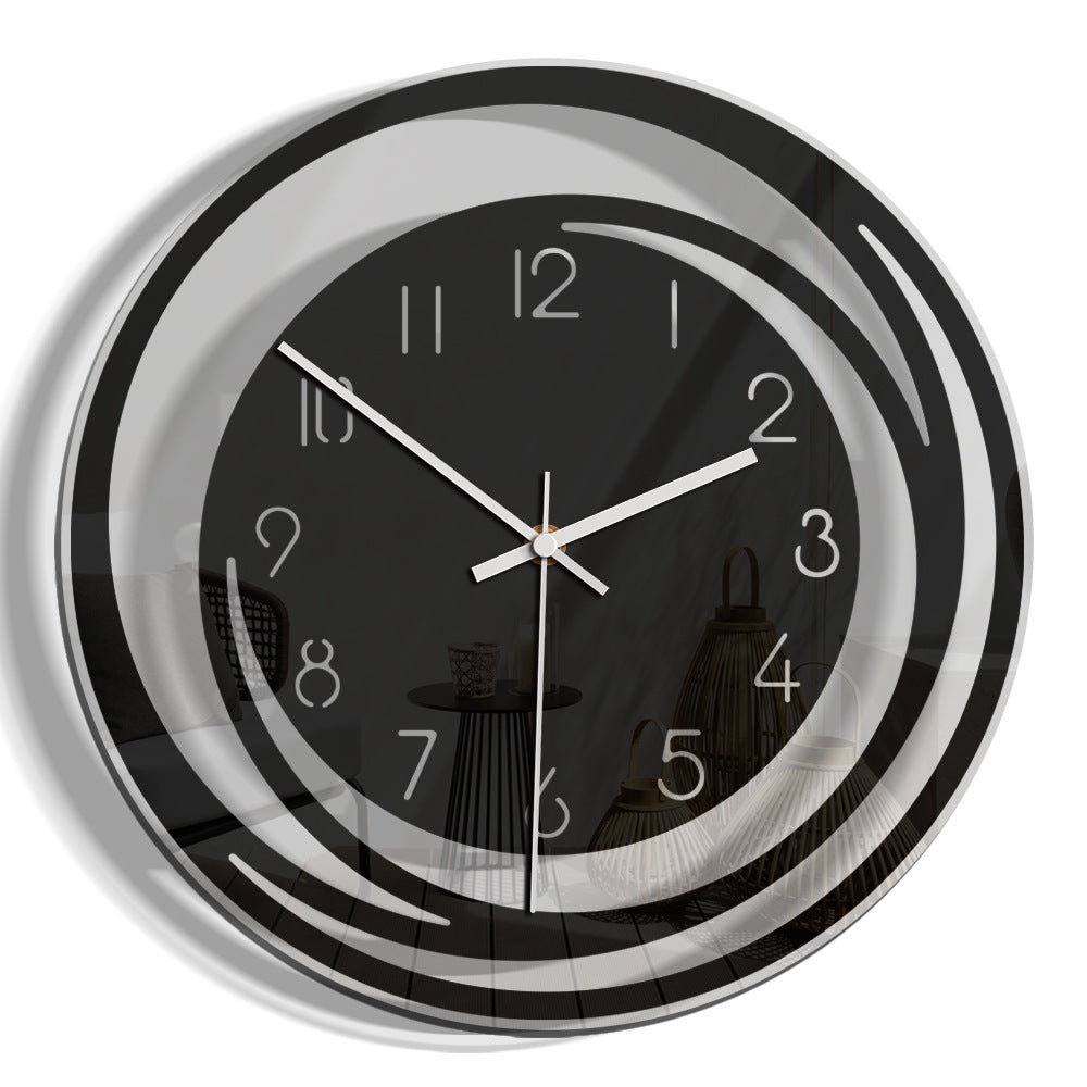 StilGlow - Analogue Wall Decoration, Silent Clock for Home