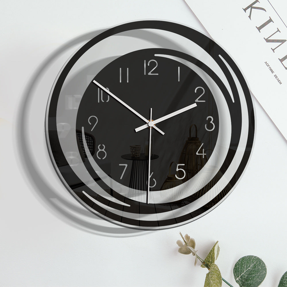 StilGlow - Analogue Wall Decoration, Silent Clock for Home