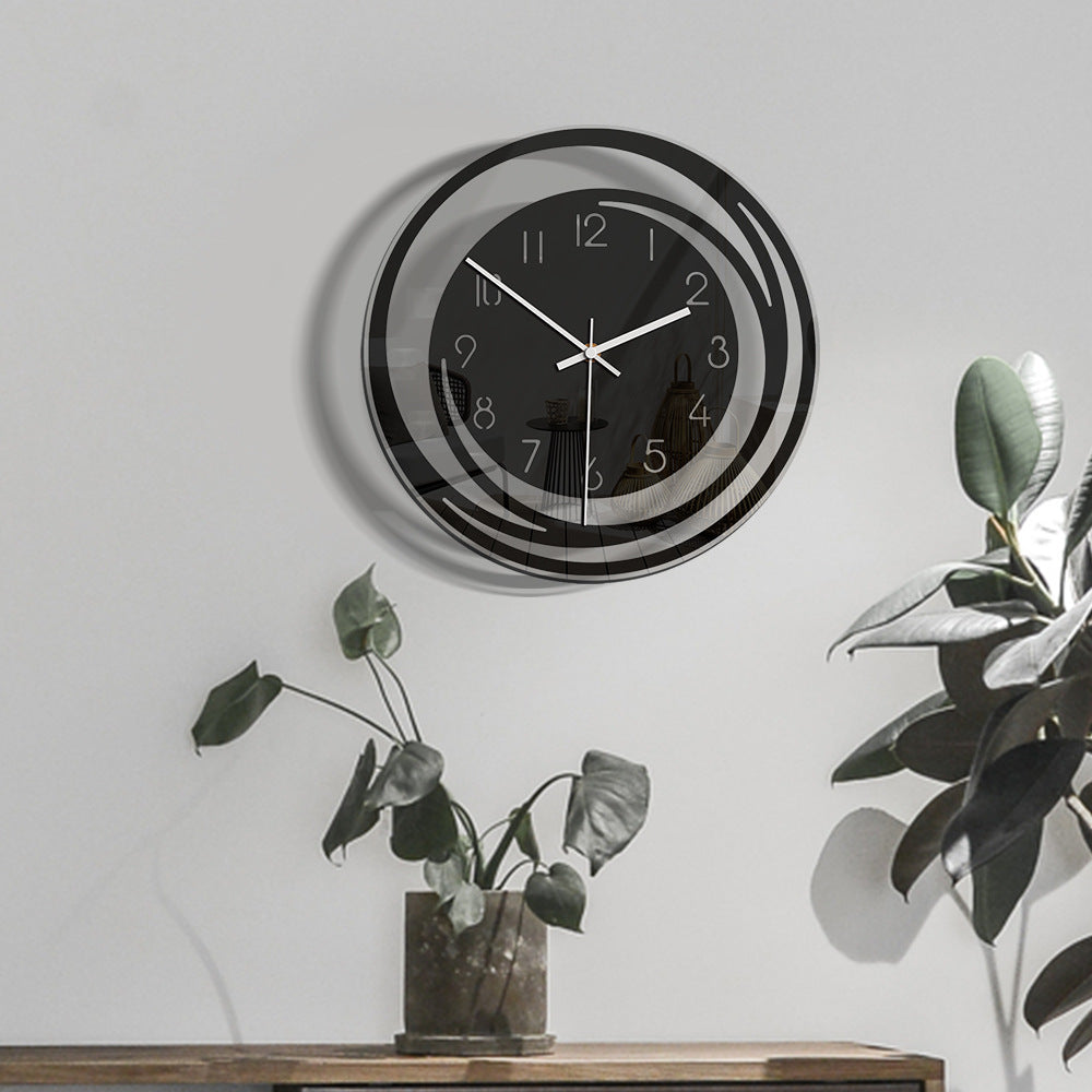 StilGlow - Analogue Wall Decoration, Silent Clock for Home