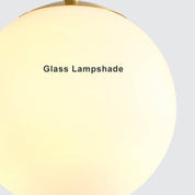GlowLight - Modern pentagram-shaped glass ball wall lamp with warm light
