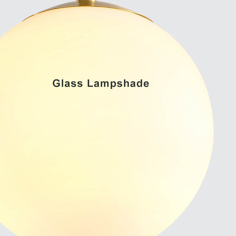 GlowLight - Modern pentagram-shaped glass ball wall lamp with warm light