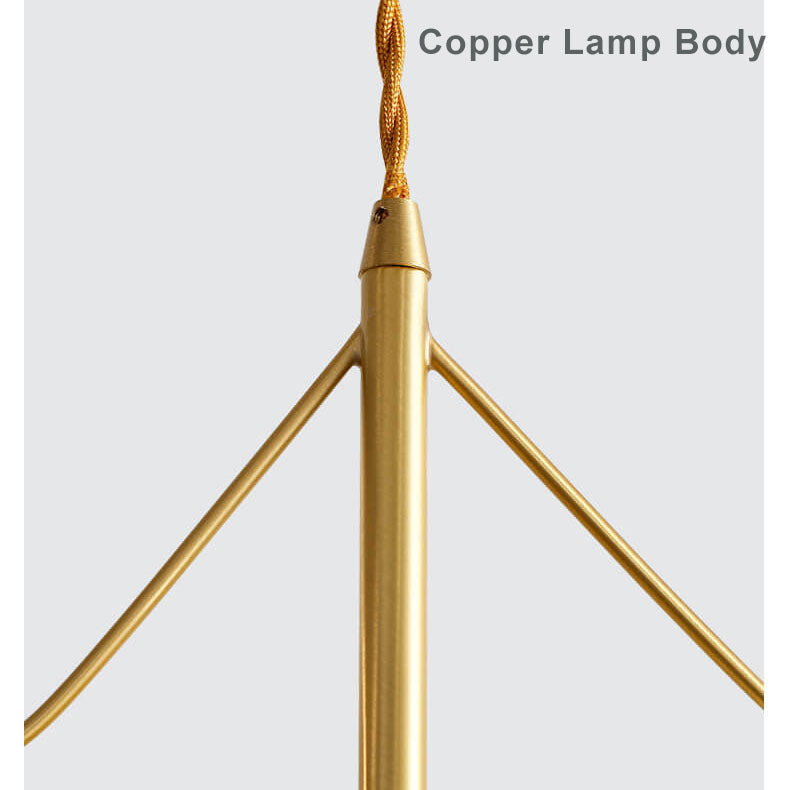 GlowLight - Modern pentagram-shaped glass ball wall lamp with warm light