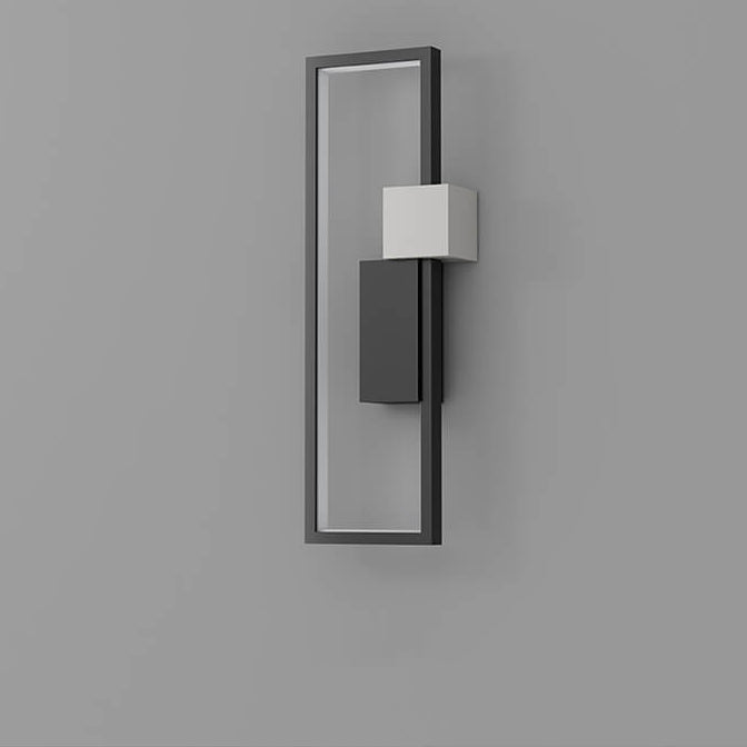 LumiSil - Minimalist Creative Square Frame Iron Silicone LED Wall Lamp