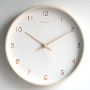 Simple Analogue Solid Wood Wall Clock for Home - Timeless and Elegant!