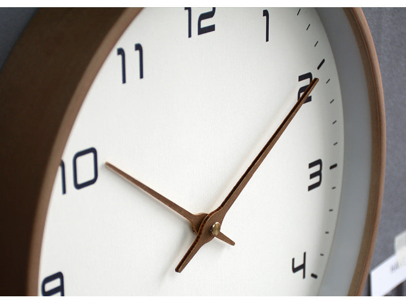 Minimalist Wooden Wall Clock - A Stylish Addition to Your Interior!
