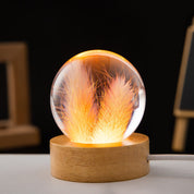 LED Night Light with Crystal Ball