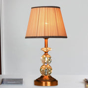 KristalGlow - Table Lamp with Tapered Shape and Faceted Crystal Balls