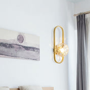 Light Circle - Modern wall lamp with glass globe and circular design