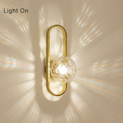 Light Circle - Modern wall lamp with glass globe and circular design