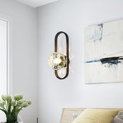 Light Circle - Modern wall lamp with glass globe and circular design
