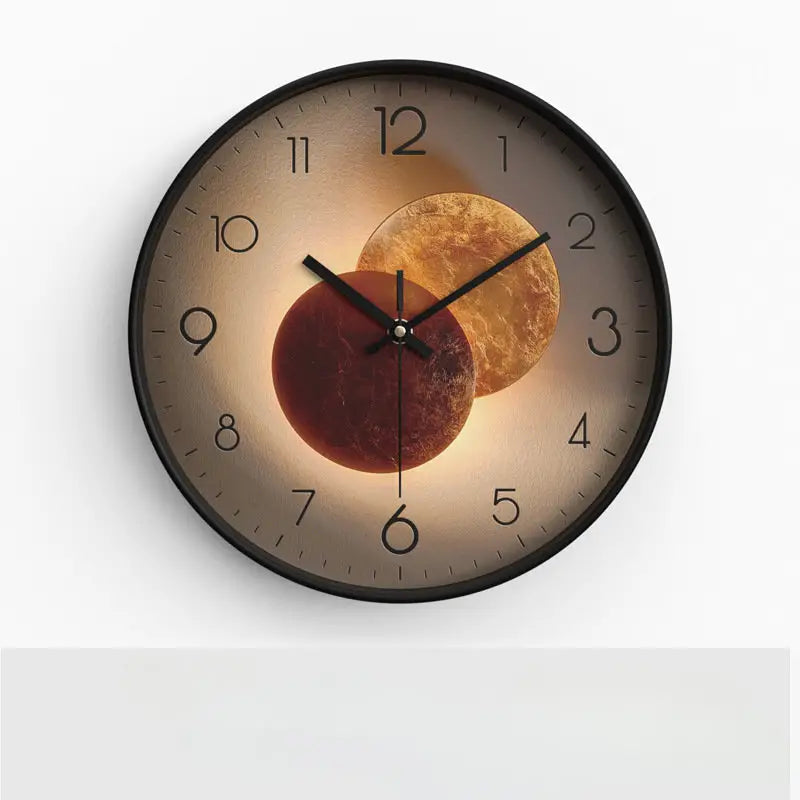 LumoTime - Trendy Wall Clock for Living and Bedroom