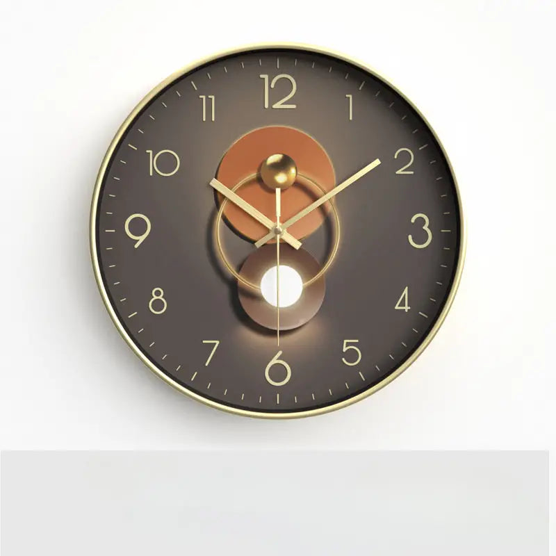 LumoTime - Trendy Wall Clock for Living and Bedroom
