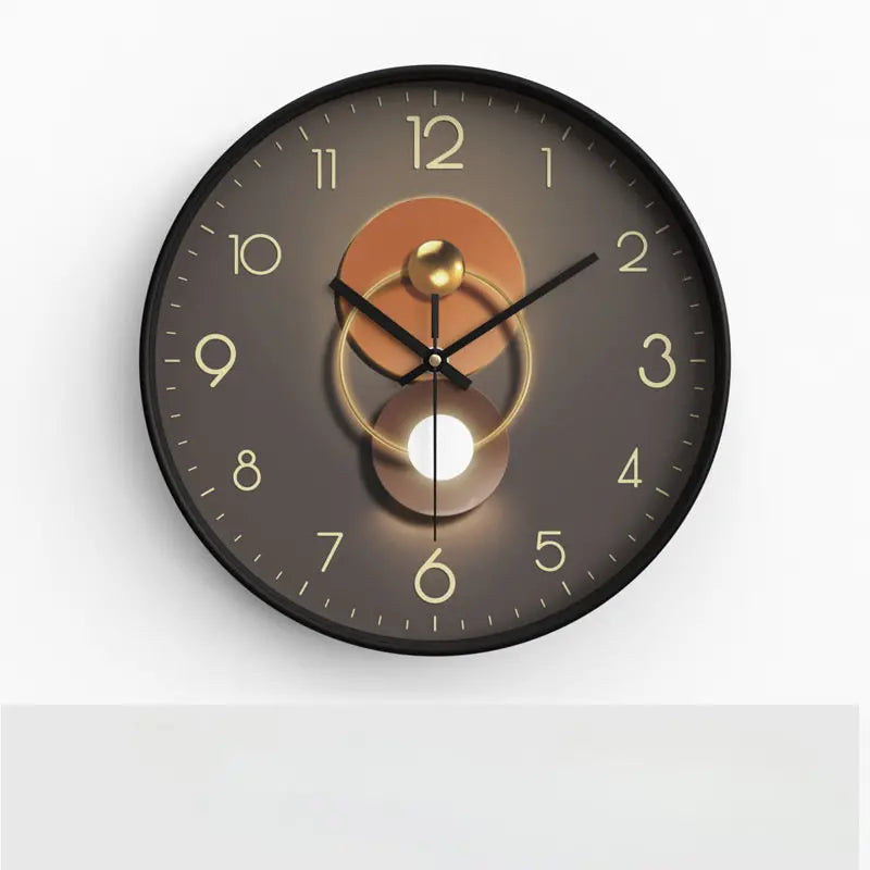 LumoTime - Trendy Wall Clock for Living and Bedroom