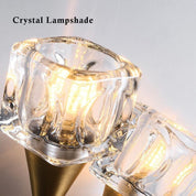 FloraLuxe - Modern flower-shaped wall lamp with two lights