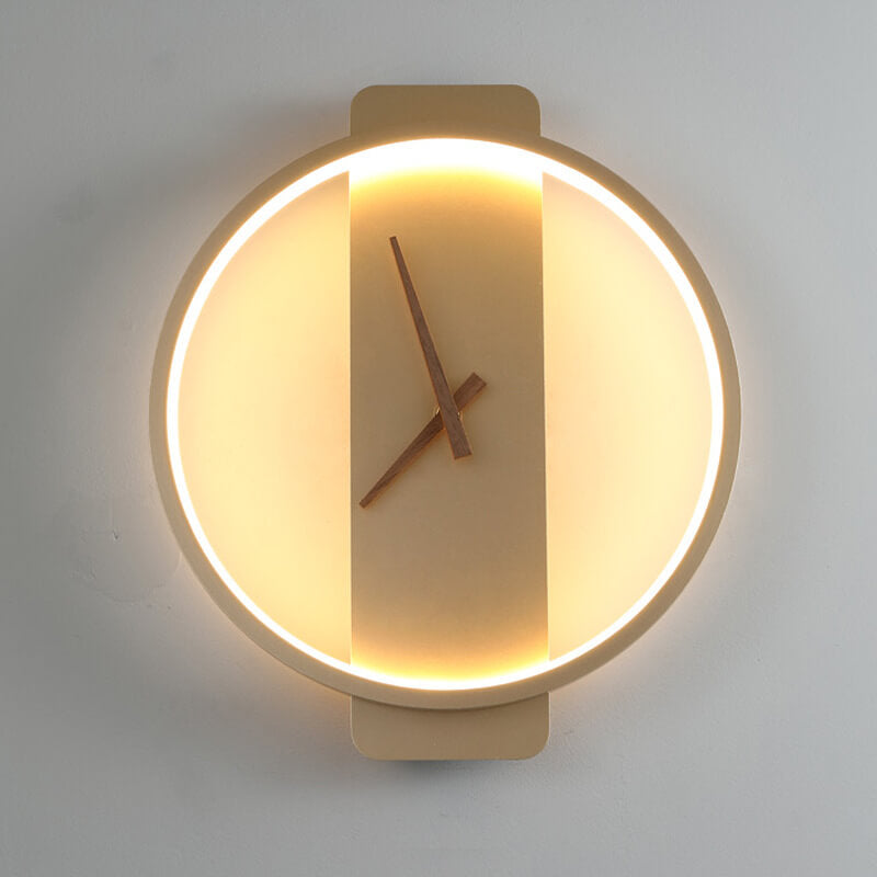 FlexiLight - Modern Adjustable LED Wall Lamp in Clock Shape