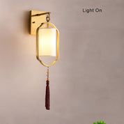 LightAtmosphere - Modern 1-light fabric wall lamp in Chinese style
