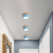 Macaron - Small Yellow/Blue/Black Ceiling Lamp