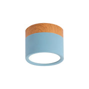 Macaron - Small Yellow/Blue/Black Ceiling Lamp