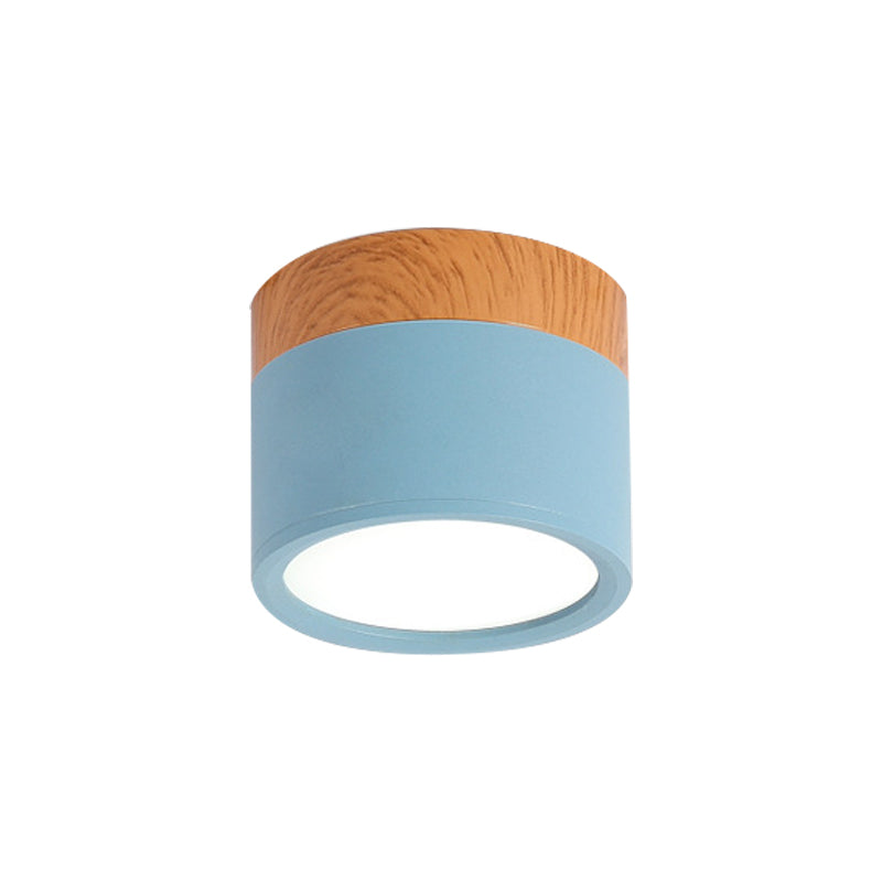 Macaron - Small Yellow/Blue/Black Ceiling Lamp