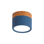 Macaron - Small Yellow/Blue/Black Ceiling Lamp