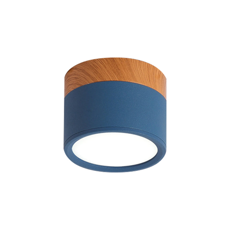 Macaron - Small Yellow/Blue/Black Ceiling Lamp