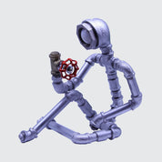 LightCraft - Industrial Iron Pipe Man Night Light