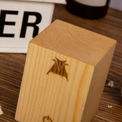 GlowWood - Table Lamp with Built-in Battery and Touch Control LED Lighting for Bedroom and Desk