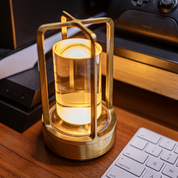 SereneGlow - Elegant Crystal Lamp