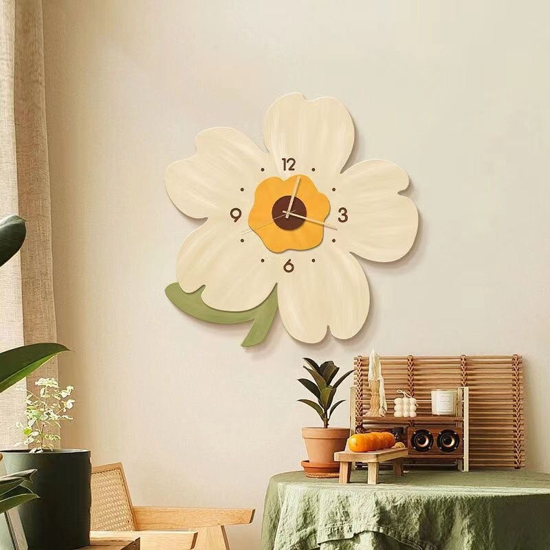 FloraTime - Creative Floral Wall Clock
