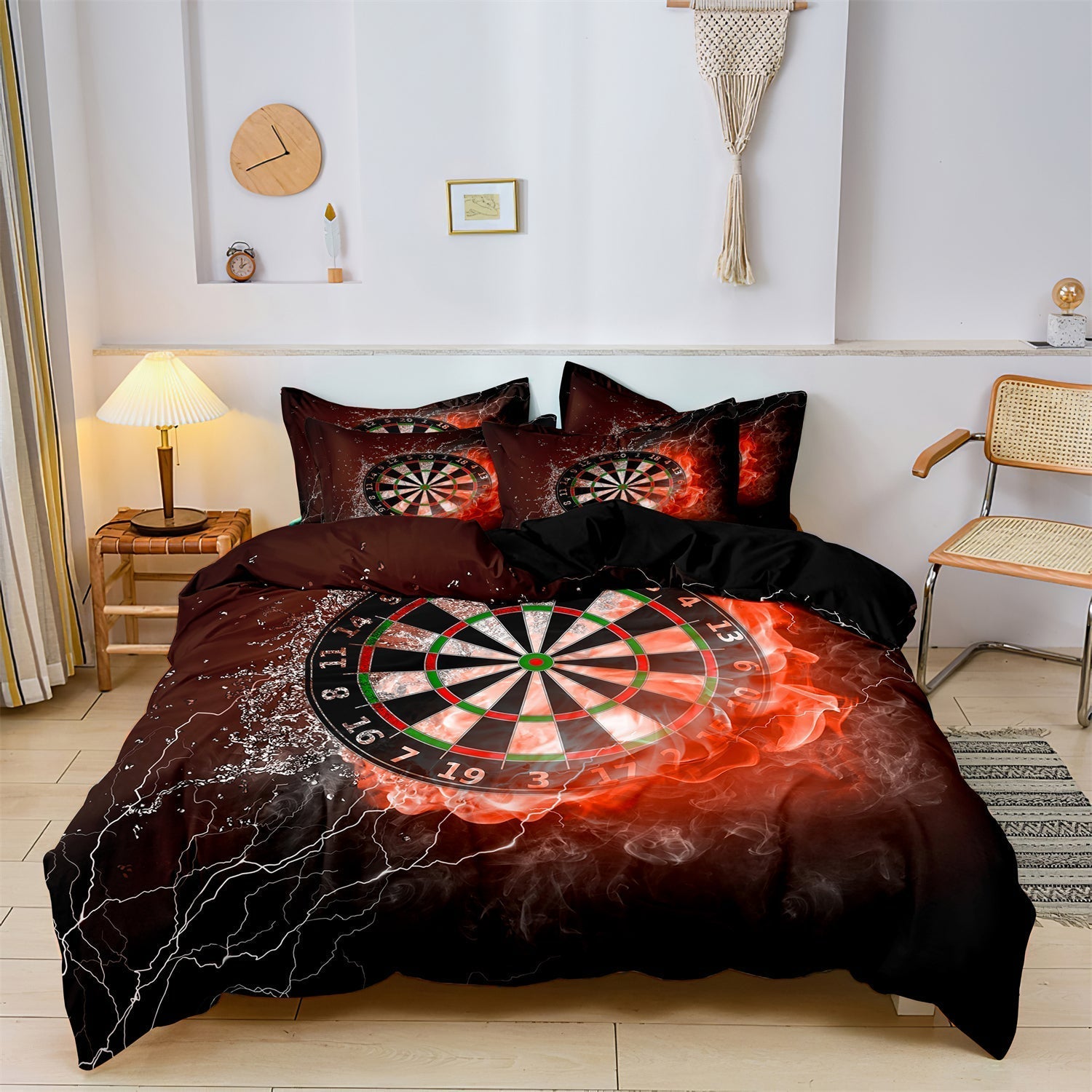 DartDreams - Duvet Cover Darts on Fire for Children and Teenagers