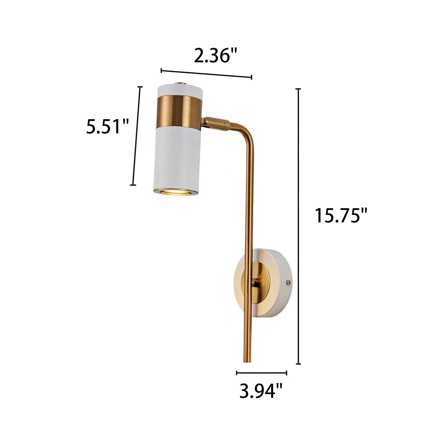 LumiBeam - Modern Rotatable LED Wall Lamp Made of Iron