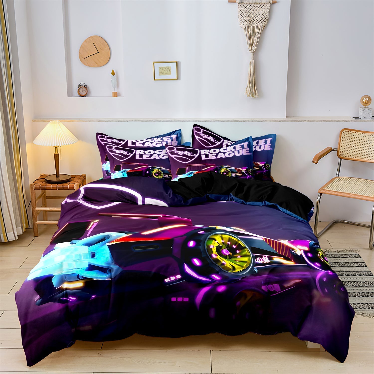 RocketSpeed - Duvet Cover Rocket Car Racing for Kids and Teens
