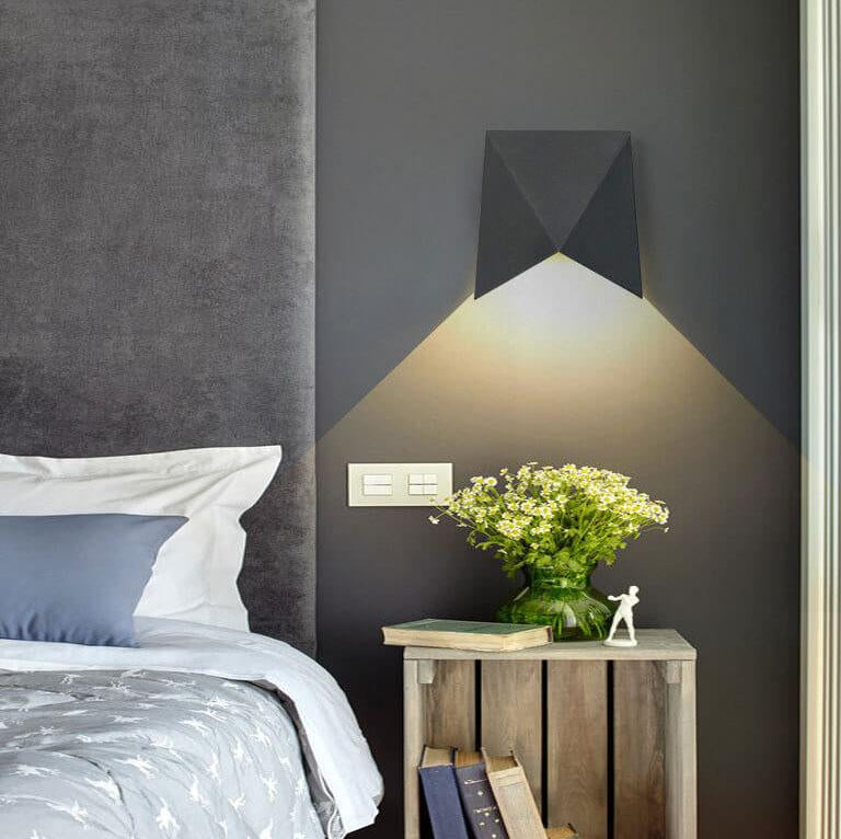 EcoLume - Modern Minimalist Origami LED Wall Lamp with 1 Light