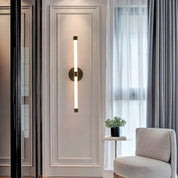 Lumiglo - Modern minimalist tubular LED wall lamp made of acrylic